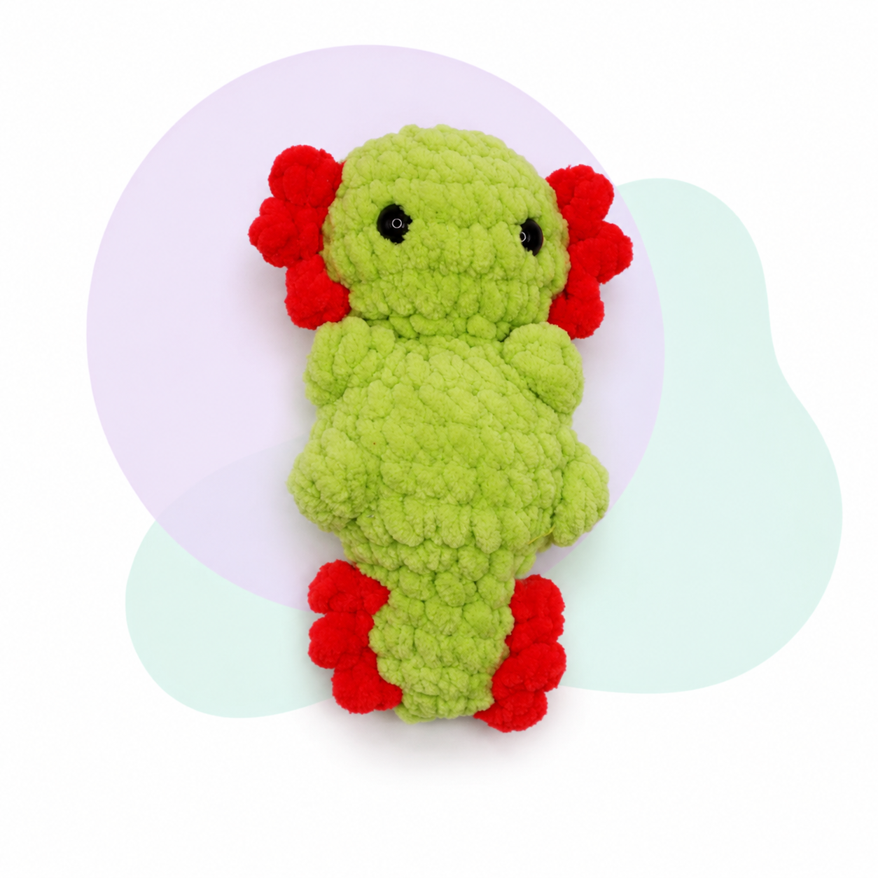 Aksolotl – seria Kolorowe Aksolotle, 15 cm
